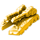 Gold Plated Hovertank