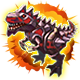 Red t-rex