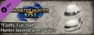 Monster Hunter Rise - "Fluffy Fur Hat" Hunter layered armor piece
