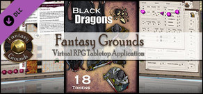 Fantasy Grounds - Black Dragons (Token Pack)