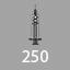 250 syringes