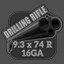 16GA/9.3x74R Drilling Combination Gun (Elegant Wood)