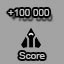 Score 100 000. Score reachead 100 000.