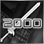Kill using a weapon 2000 times
