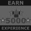 Earn 5000 experience (medals)