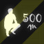 500 m crouched
