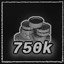 Collect 750,000 gold