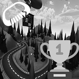 First Place Model Rally Race