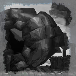 Slime that likes rock