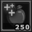 250 items upgraded