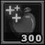 300 items upgraded