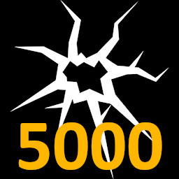 Break 5000 objects