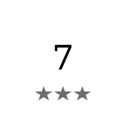 Level 7 completed with 3 stars