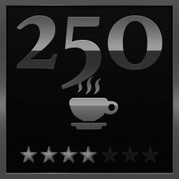 250 Coffees Sold