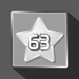 Get 63 stars (square grid)