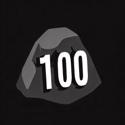 Mine 100 Stone Rocks