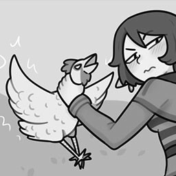 Terror of chickens