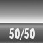 50/50