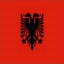 National flag of Albanian