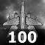 Destroyed 100 medium spaceships