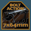 7x64mm Bolt Action Rifle (Wood)