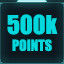 500,000 points