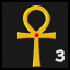 3-P Gold Ankh