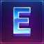 Retro Letter E