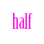 half