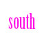 south