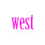 west