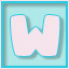 W [BLUE]