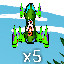 Played 5 times with the GREEN ship.