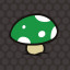 Green mushroom