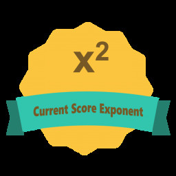 The Current Score Exponent One
