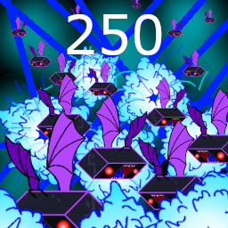 Defeat 250 boogie bats