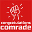 My congratulations, comrade!