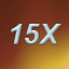 15X