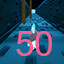Play worm in tunnel 50 seconds row