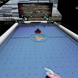 Win Air Hockey on Easy