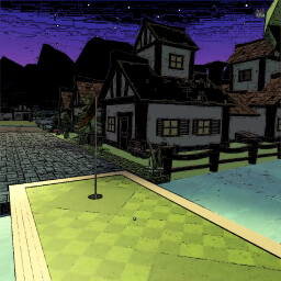 8 holes on Mini Golf Medium