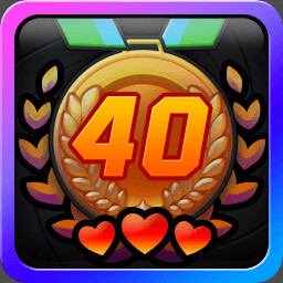 Get three heart in stage40