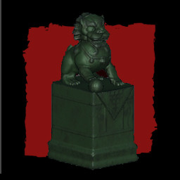 Lion statue