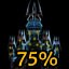 75% OF THE CASTLE IS LIT