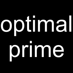 Optimal Prime