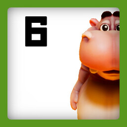 6 hippos