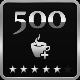 500 Recipes Created