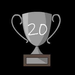 silver trophy