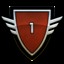 Renowned Pilot. Steel badge