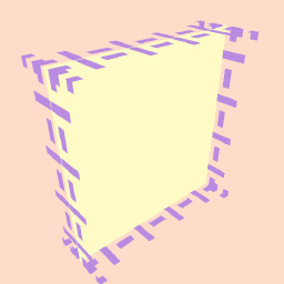 One Wall, one Cube, one point of view